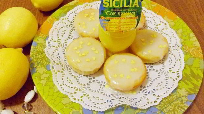 Рецепт Лимонные кексы с цукини