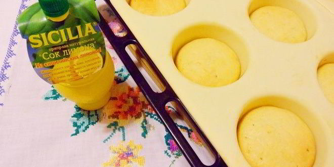 Рецепт лимонные кексы с цукини