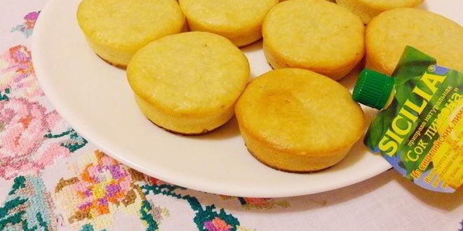 Рецепт лимонные кексы с цукини