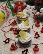 Лимонные кексы Заснеженный лимон