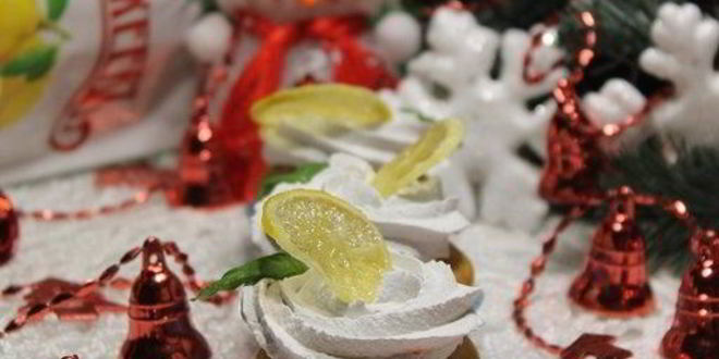 Рецепт лимонные кексы заснеженный лимон