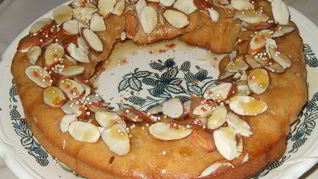 Рецепт Миндальный кекс