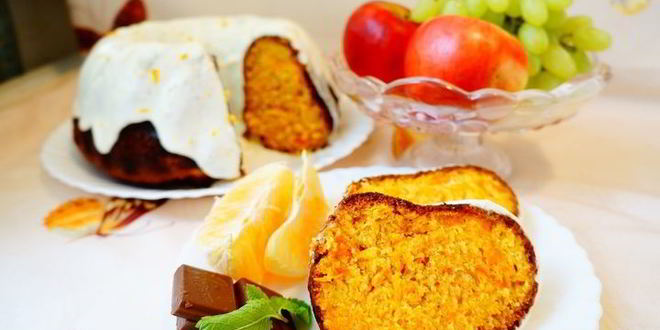 Рецепт морковно-апельсиновый кекс с курагой