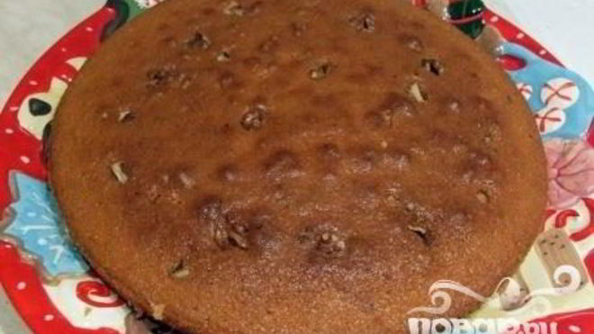 Рецепт Ореховый кекс на коньяке
