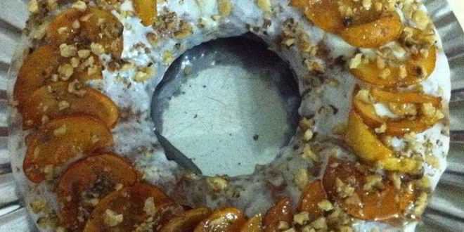 Рецепт осенний кекс с айвой и грецким орехом