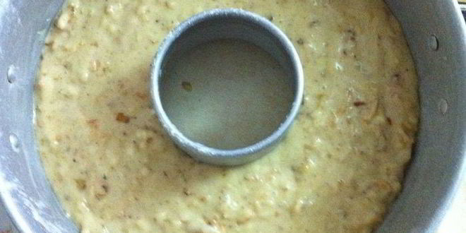 Рецепт осенний кекс с айвой и грецким орехом