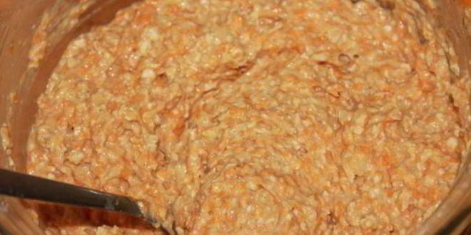 Рецепт овсяный кекс с тыквой и бананом