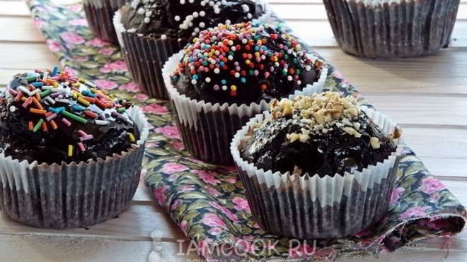 Рецепт Постные капкейки