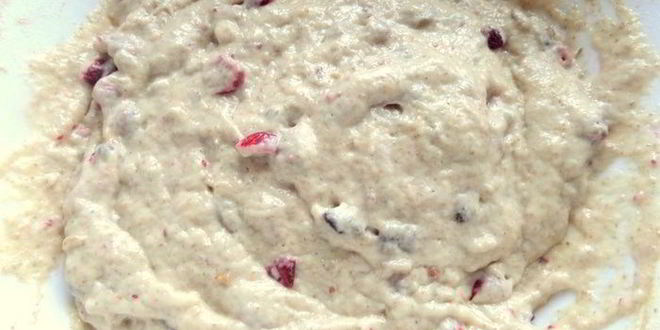 Рецепт постные кексы с семечками и клюквой