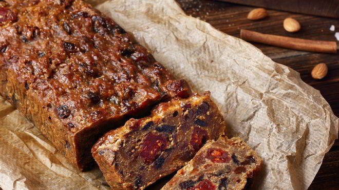 Рецепт Рождественский фруктовый кекс