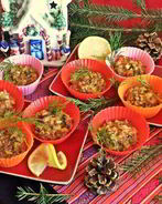 Рыбные закусочные кексы