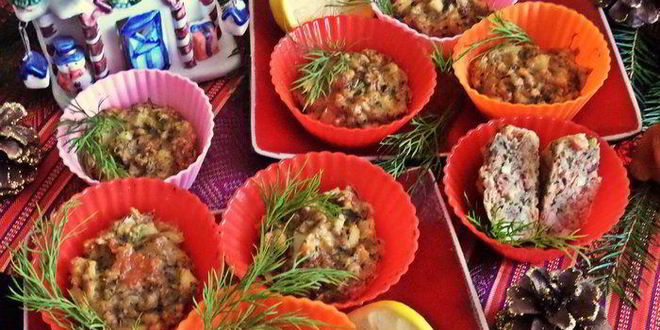 Рецепт рыбные закусочные кексы