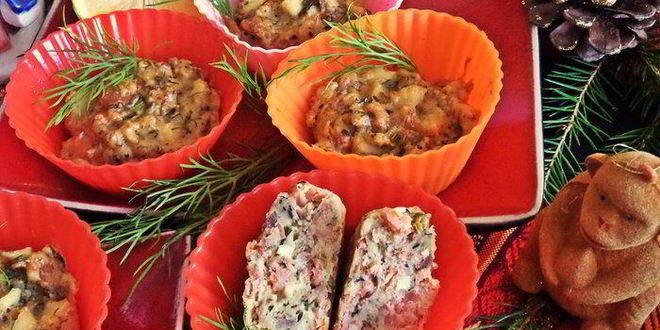 Рецепт рыбные закусочные кексы