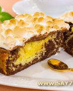 Шоколадно-кокосовый кекс с маршмеллоу