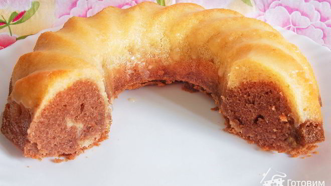 Рецепт Шоколадно-лимонный влажный кекс