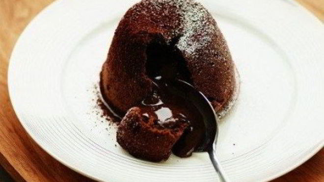 Рецепт Шоколадный фондан из черного шоколада