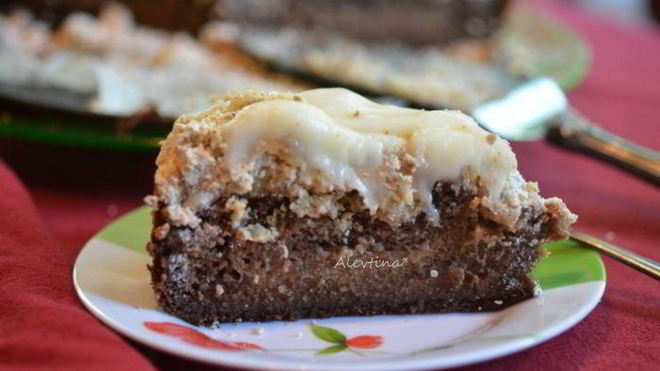 Рецепт Шоколадный сливочно-кофейный кекс