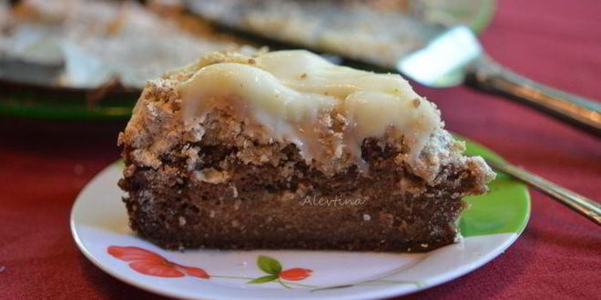 Рецепт шоколадный сливочно-кофейный кекс