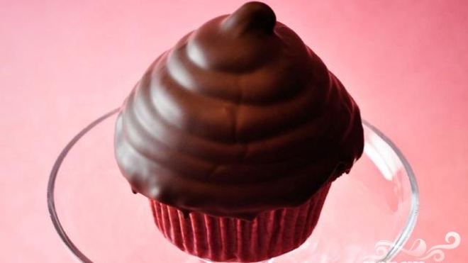 Рецепт Шоколадные капкейки с кремом и шоколадной глазурью