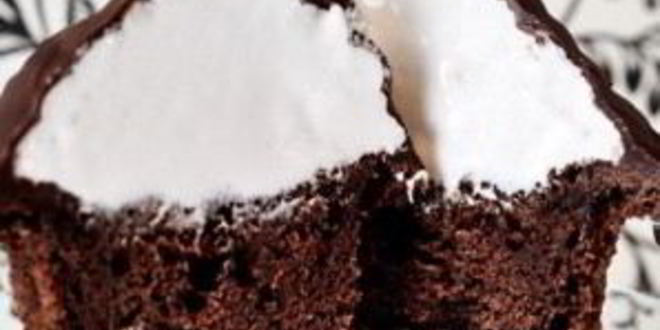 Рецепт шоколадные капкейки с кремом и шоколадной глазурью