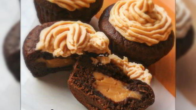 Рецепт Шоколадные кексы с пудингом