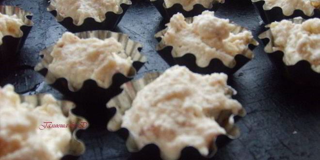 Рецепт творожно-ореховые шоколадные кексы