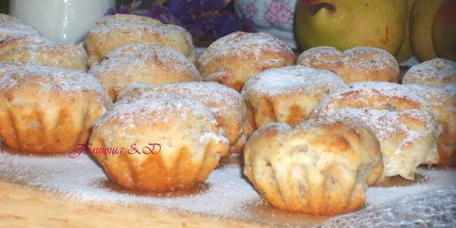 Рецепт творожно-ореховые шоколадные кексы