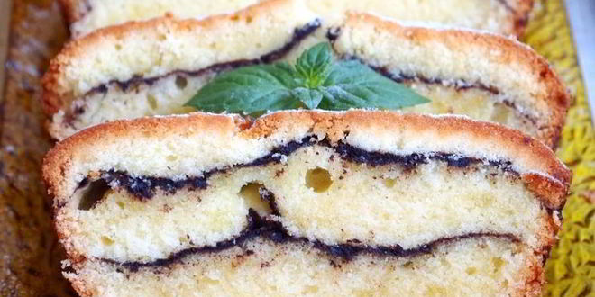 Рецепт творожный кекс полосатый