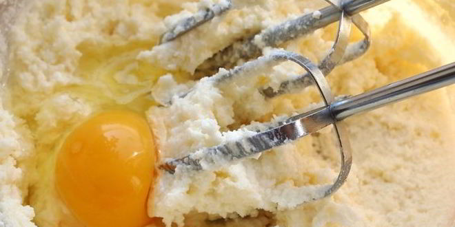 Рецепт творожный кекс полосатый