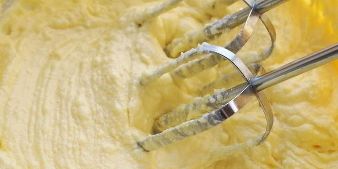 Рецепт творожный кекс полосатый