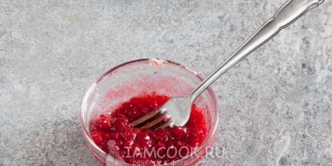 Рецепт творожный кекс с малиной