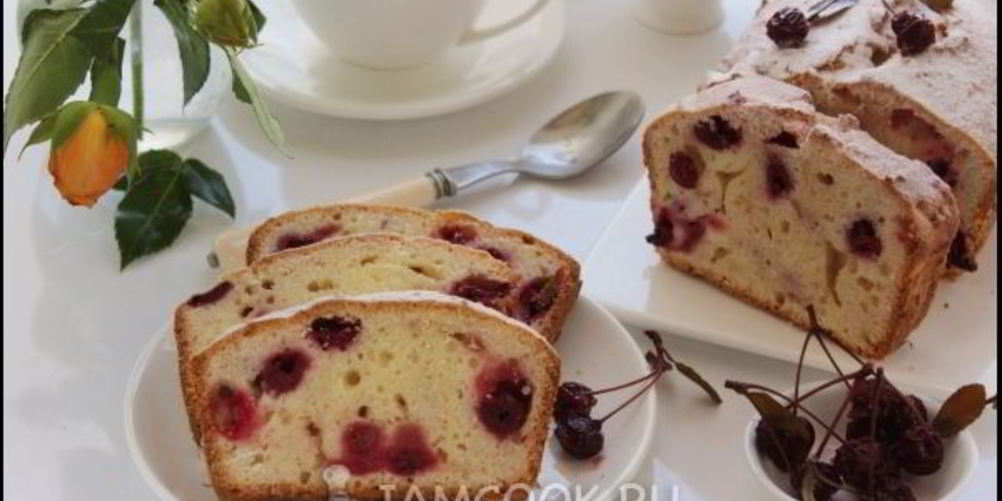 Рецепт шоколадный кекс с вишней