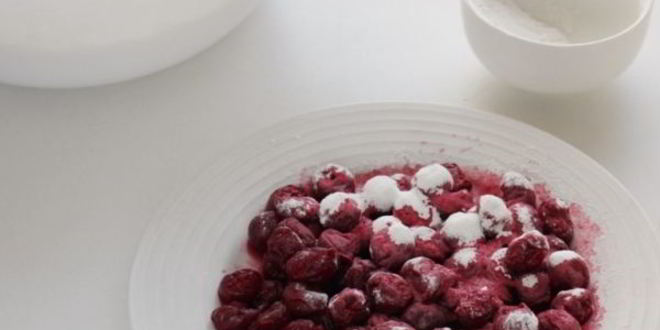 Рецепт творожный кекс с вишней