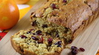 Рецепт Тыквенно-апельсиновый кекс с клюквой