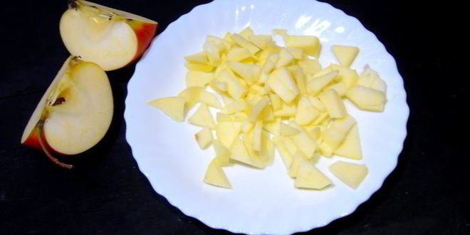 Рецепт тыквенный кекс с яблоками, клюквой и орехами