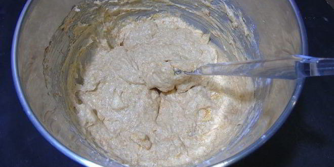 Рецепт тыквенный кекс с яблоками, клюквой и орехами