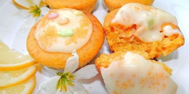 Рецепт тыквенные кексы с лимонным кремом