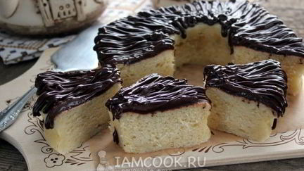 Рецепт Ванильный кекс в микроволновке