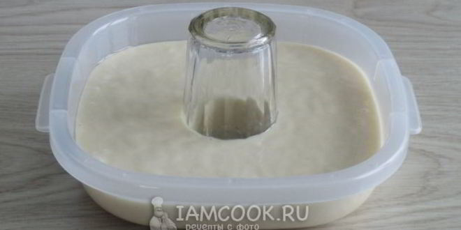 Рецепт ванильный кекс в микроволновке