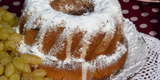 Рецепт винный кекс с виноградом