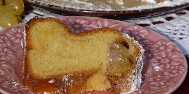 Рецепт винный кекс с виноградом