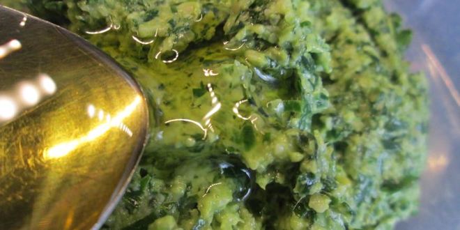 Рецепт багет с соусом песто