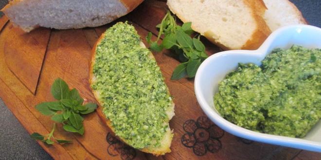 Рецепт багет с соусом песто