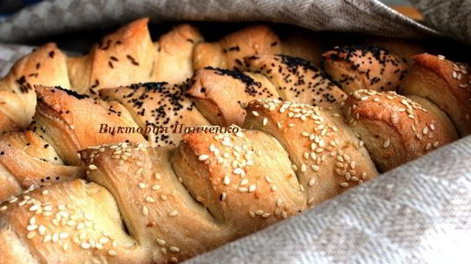 Рецепт Багеты пшенично-ржаные