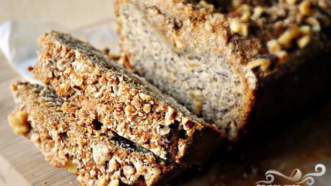 Рецепт Банановый хлеб с корицей и орехами