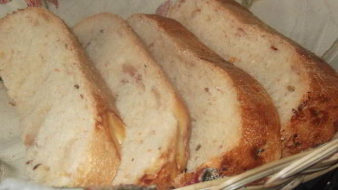 Рецепт Белый хлеб с беконом