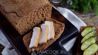 Рецепт Черный хлеб в духовке