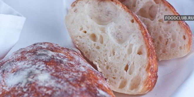 Рецепт чиабатта без замеса