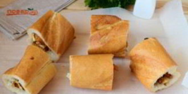 Рецепт фаршированный багет восторг