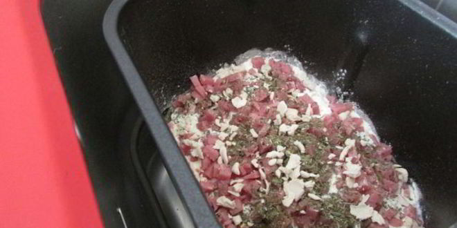 Рецепт французский хлеб с ветчиной